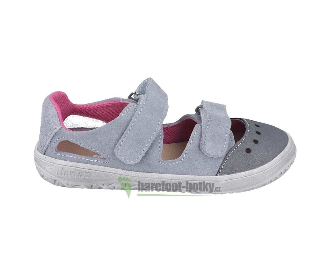 Barefoot Jonap barefoot sandals Fela gray - girl