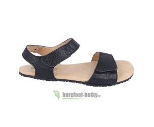 Prosthetics barefoot sandals Belita black glossy