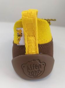 Dětské barefoot boty Affenzahn Baby knit walker - Tiger zezadu