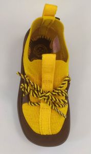 Dětské barefoot boty Affenzahn Baby knit walker - Tiger shora