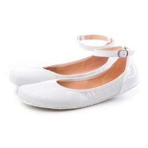 Shapen barefoot ballerinas Tulip II white - wide | 39, 40, 41