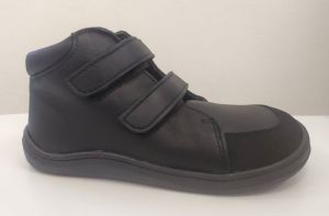 Baby bare shoes Febo Fall Black s okopem