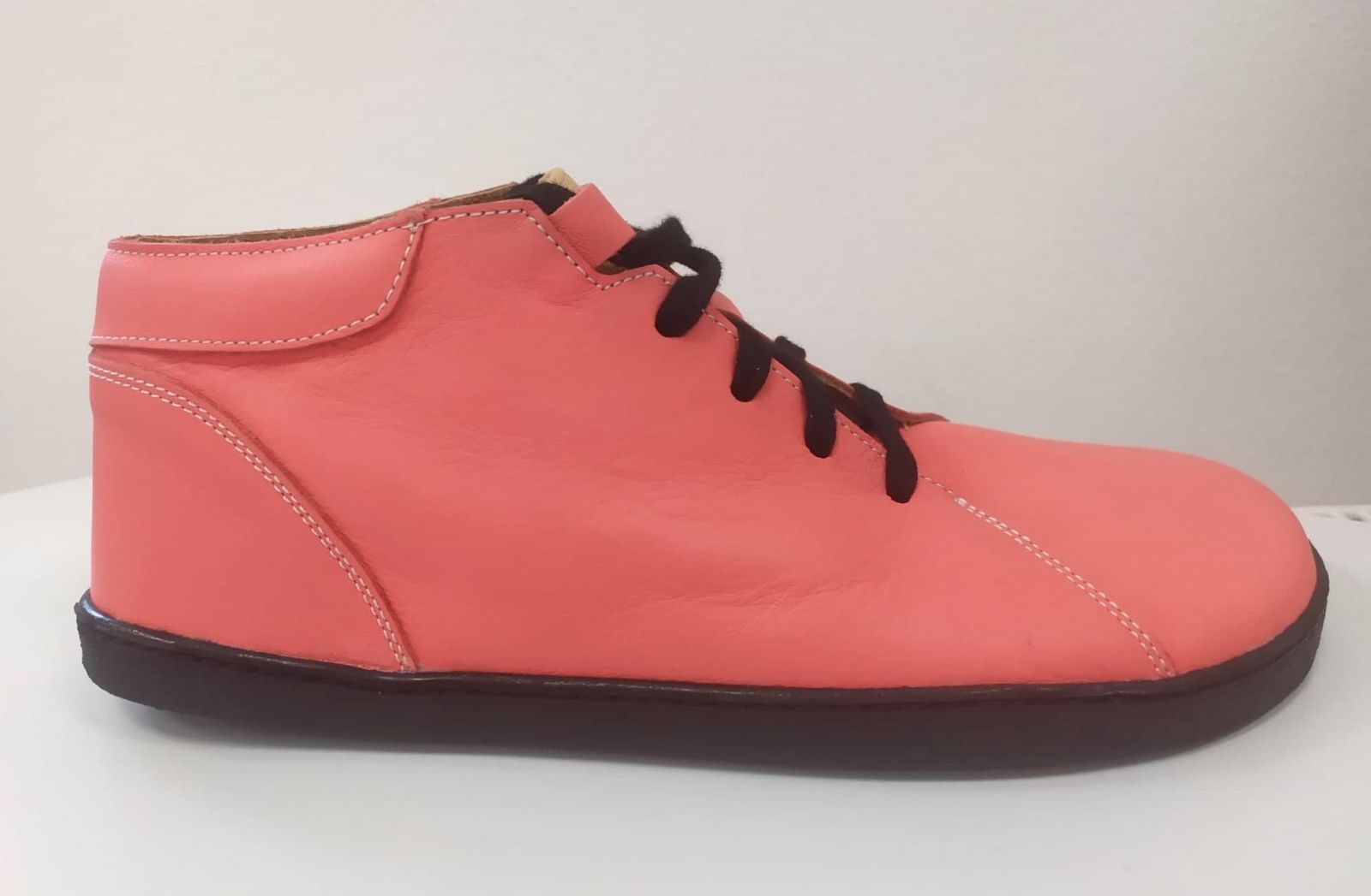Barefoot Barefoot leather shoes Pegres BF80 - salmon