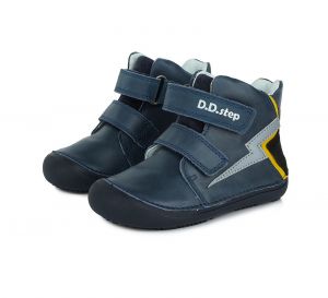 DDstep 063 all-year shoes - dark blue with yellow | 25, 26, 27, 28, 29, 30, 31, 32, 33, 34, 35, 36