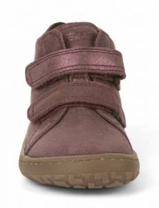 Froddo barefoot kotníkové boty pink - třpytivé 22 zepředu