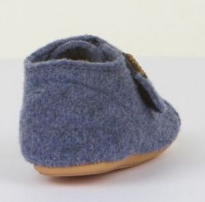Barefoot Froddo prewalkers wool slippers - denim