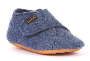 Froddo prewalkers wool slippers - denim | 20, 22, 23