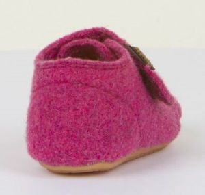Barefoot Froddo prewalkers wool slippers - fuchsia