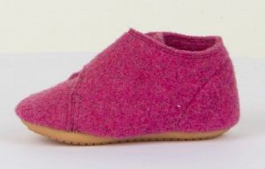 Barefoot Froddo prewalkers wool slippers - fuchsia