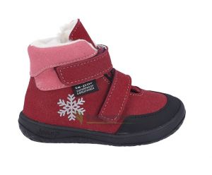 Jonap winter barefoot shoes Jerry MF burgundy flake | 23, 24, 25, 26, 27, 28, 30
