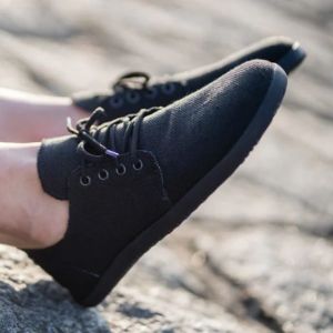 Barefoot Ahinsa Shoes Bindu 2 hemp sneakers - black