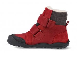 Barefoot zimní boty Koel4kids - Milo - red bok