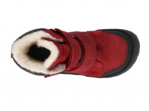 Barefoot zimní boty Koel4kids - Milo - red shora