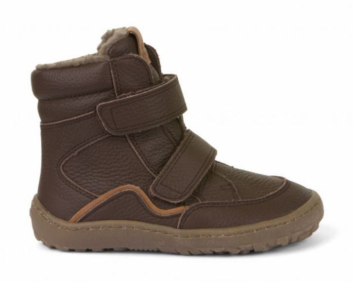 Froddo barefoot zimní vysoké boty - brown