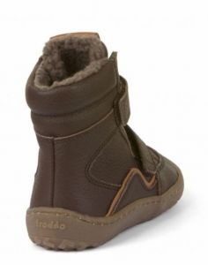 Froddo barefoot zimní vysoké boty - brown zezadu