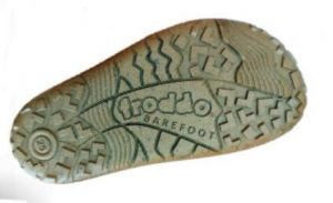 Froddo barefoot zimní vysoké boty s membránou dark green podrážka