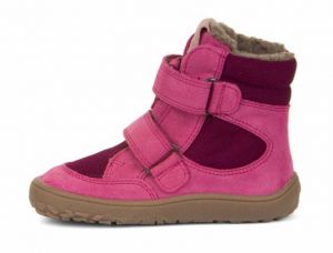 Froddo barefoot zimní vysoké boty s membránou fuxia/pink bok