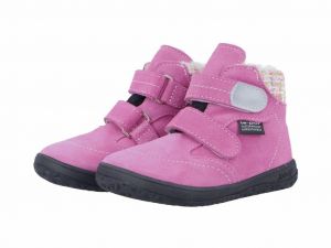 Jonap zimní barefoot boty B5S růžové - vlna pár