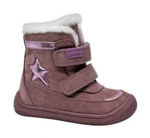 Protetika winter barefoot shoes Linet pink