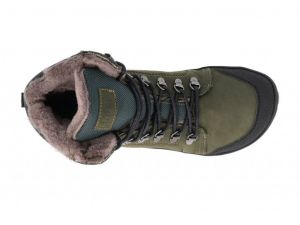 Zimní barefoot boty Koel4kids - Paul - khaki shora