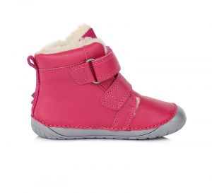 Zimní boty DDstep 070 - růžové - jednorožec bok