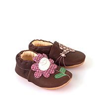 Froddo prewalkers slippers with rubber sole - brown | 23