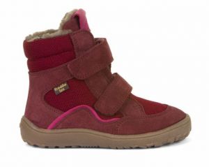 Froddo barefoot winter high boots with bordeaux membrane | 23, 24, 25, 26, 28, 29, 33, 35, 37, 38, 39, 40