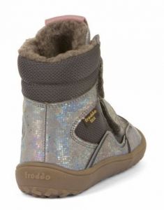 Barefoot Froddo barefoot winter high boots with membrane grey/silver