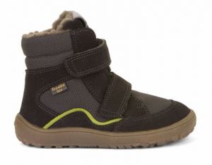 Froddo barefoot winter high boots with membrane gray | 23, 25, 27