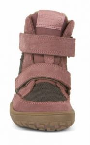 Barefoot Froddo barefoot winter high boots with membrane grey/pink