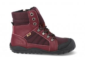 Barefoot shoes Koel - Mica - vegan burgundy | 36, 37, 38, 39, 40