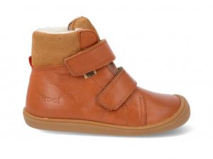 Barefoot winter boots Koel4kids Brandon - cognac | 24