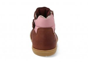 Barefoot zimní boty Koel4kids - Edan - chocolate zezadu