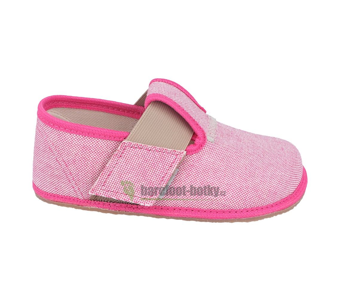 Pegres barefoot papuče růžové BF01