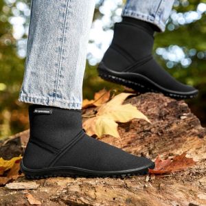 Barefoot Winter boots Leguano Thermo black