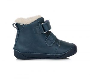 Zimní boty DDstep 070 - modré - Vánoce bok