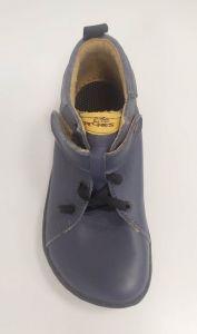 Barefoot kožené boty Pegres BF52 - modrá shora