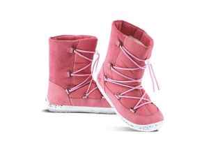 Barefoot Children's winter barefoot snowshoes Be Lenka Snowfox 2.0 - rose pink