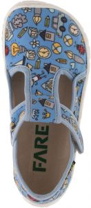 Barefoot Fare bare childrens slippers with Velcro 5102401