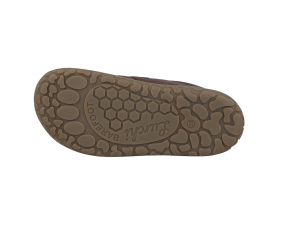 Lurchi zimní barefoot boty - Nemo nappa brown podrážka