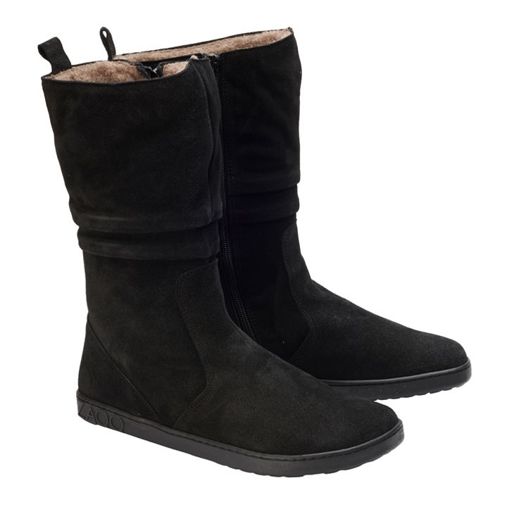Barefoot Winter lower boots Zaqq Tuq black