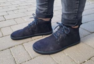 Barefoot Ankle boots Zkama shoes Alma - black dot