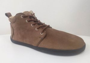 Barefoot Ankle boots Zkama shoes Alma - brown