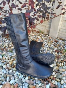 Barefoot OKbare Barra leather boots - black