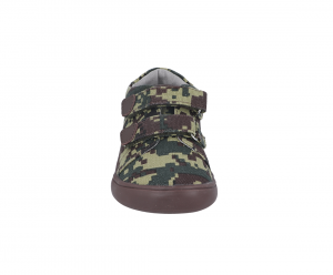 Barefoot Protetika Roby green - canvas sneakers