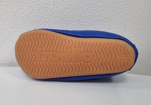 Barefoot boty Froddo Prewalkers zimní sheepskin - blue electric podrážka