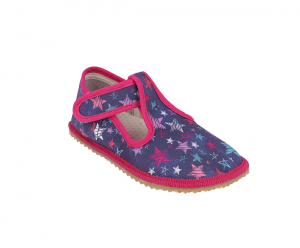 Barefoot Beda barefoot slippers - narrower ankle, heel - stars