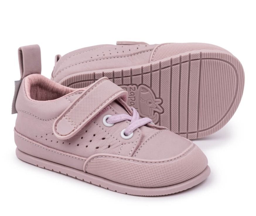 Barefoot Leather year-round shoes zapato Feroz Paterna piel rosa palo