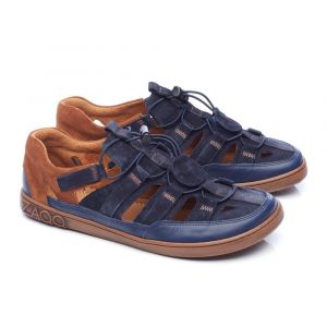 Sports sandals Zaqq Qerry blue cognac | 38