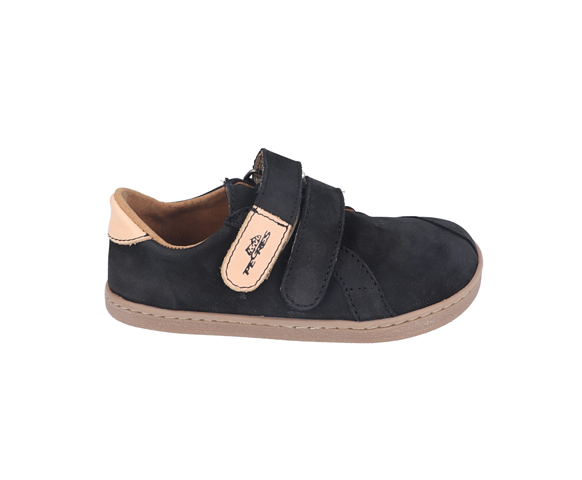 Barefoot kožené boty Pegres BF54 - černé